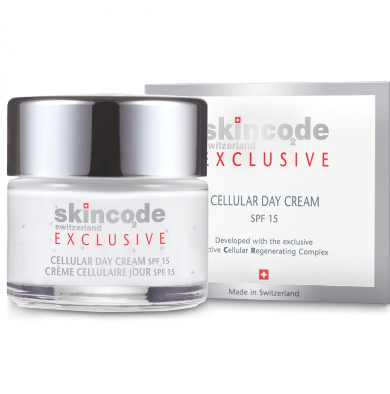 Kem chống lão hóa và nâng cơ toàn diện Skincode Cellular Day Cream SPF 15